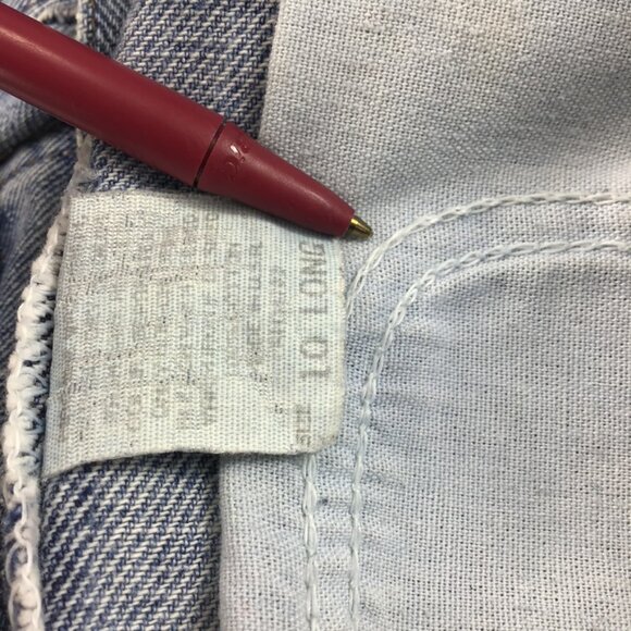 Vintage Lee jeans womens 10 USA 80s 90s structured denim high rise western rodeo - Picture 7 of 12